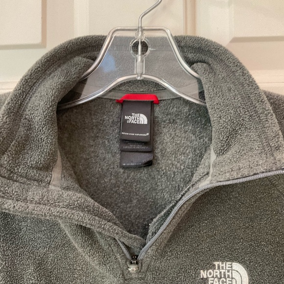 The North Face Pullover Quarter Sip Fleece Jacket, Grey, Women’s Size Small - Picture 8 of 15